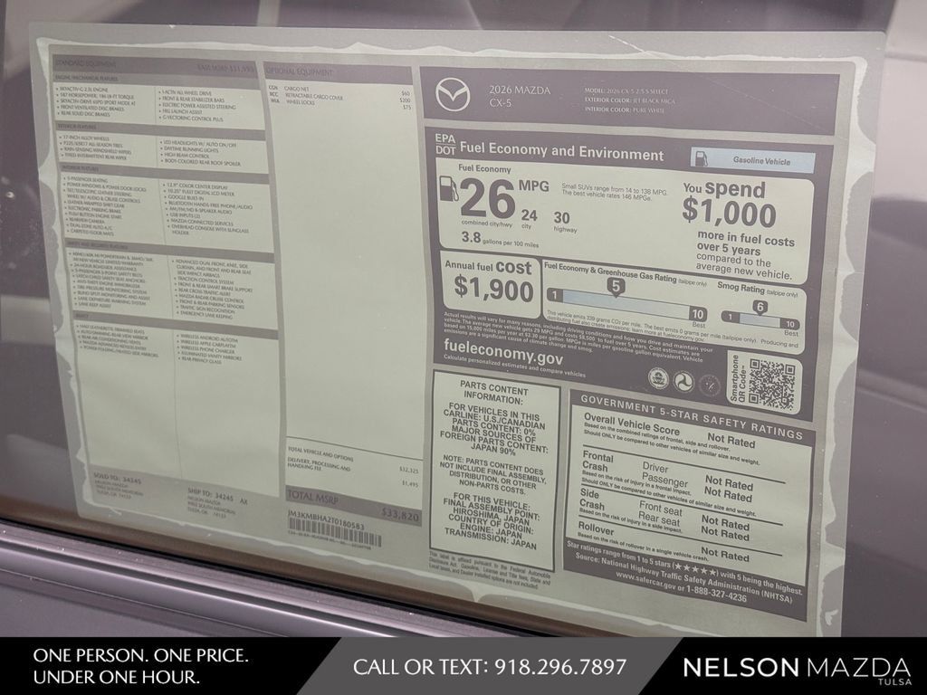 New 2026 MAZDA CX-5 Select AWD/4WD image 17