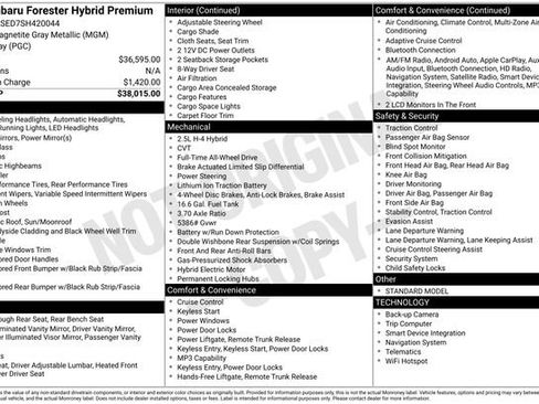 Certified 2025 Subaru Forester Premium image 7