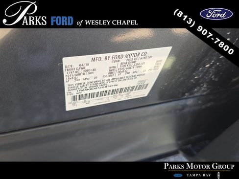 Certified 2018 Ford Explorer XLT w/ Equipment Group 202A AWD/4WD image 34