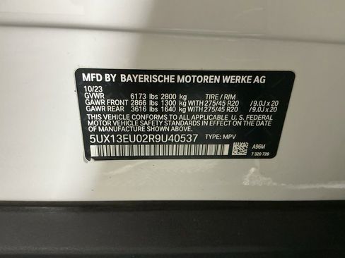 Certified 2024 BMW X5 sDrive40i w/ Premium Package image 32