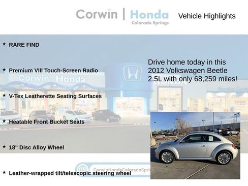Used 2012 Volkswagen Beetle 2.5 image 6