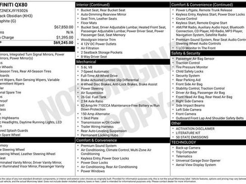 Used 2018 INFINITI QX80 4WD image 52