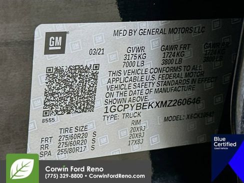 Used 2021 Chevrolet Silverado 1500 Custom w/ Rally Edition image 33