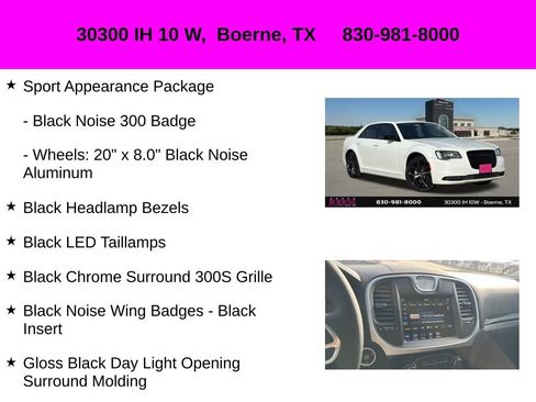 Used 2023 Chrysler 300 Touring w/ Sport Appearance Package RWD image 20