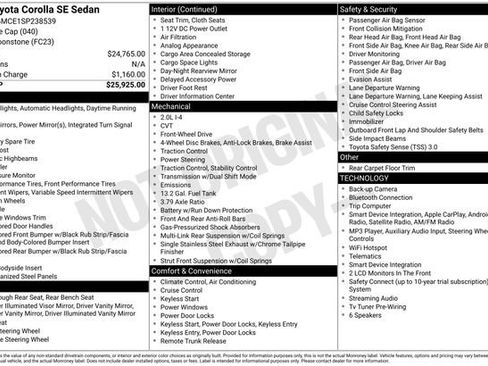Used 2025 Toyota Corolla SE FWD image 7