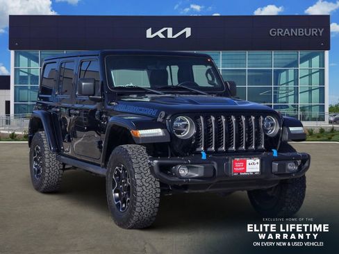 Used 2021 Jeep Wrangler Unlimited Rubicon 4xe w/ Steel Bumper Group AWD/4WD image 3