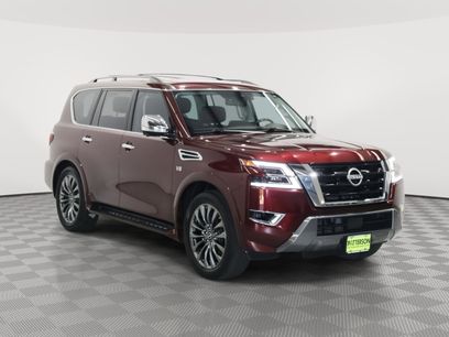 Used 2022 Nissan Armada Platinum w/ Captain's Chairs Package