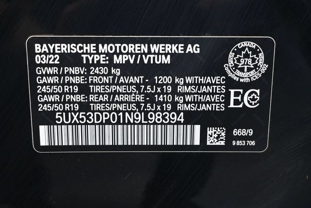 Used 2022 BMW X3 xDrive30i AWD/4WD image 46