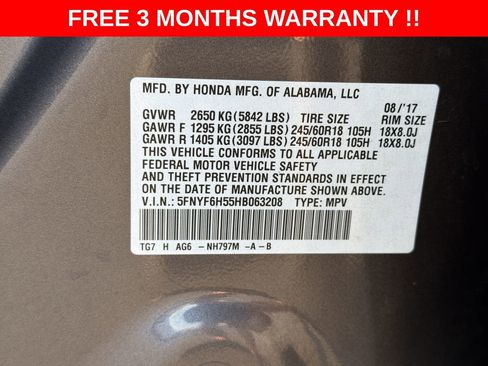 Used 2017 Honda Pilot EX-L image 23