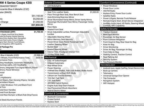Certified 2025 BMW 430i Coupe w/ Premium Package RWD image 7