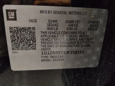 Used 2018 Chevrolet Malibu LS FWD image 33
