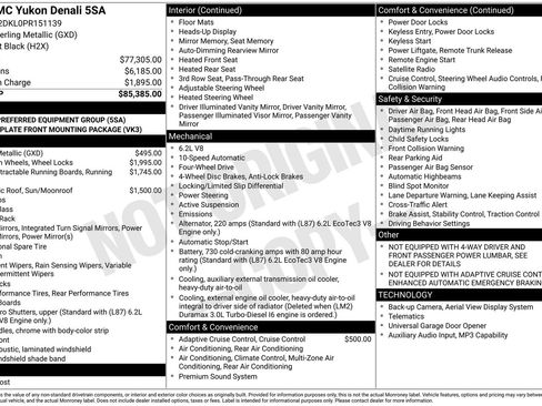 Used 2023 GMC Yukon Denali AWD/4WD image 20