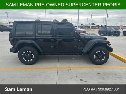 Used 2024 Jeep Wrangler Unlimited Rubicon 4xe w/ Technology Group AWD/4WD image 2