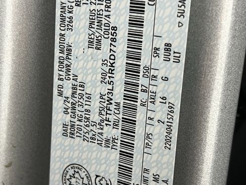 Used 2024 Ford F150 XLT w/ Tow/Haul Package image 35