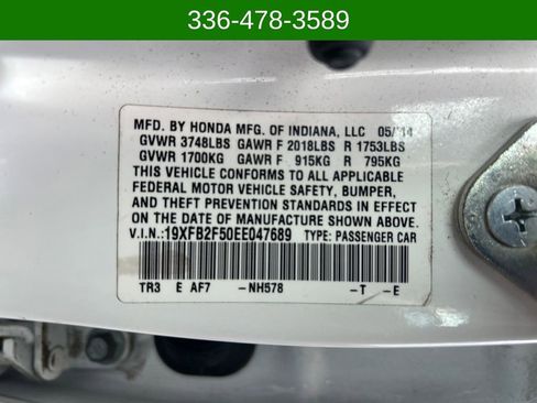Used 2014 Honda Civic LX image 28