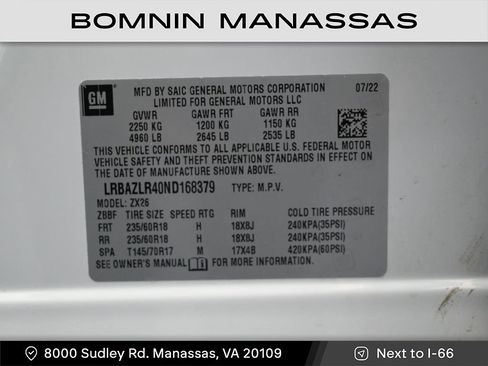Used 2022 Buick Envision Preferred FWD image 15