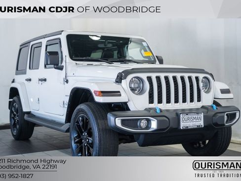 Certified 2023 Jeep Wrangler Unlimited Sahara w/ Cold Weather Group AWD/4WD image 1