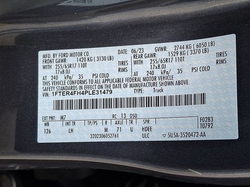 Certified 2023 Ford Ranger XLT w/ Equipment Group 302A High AWD/4WD image 29