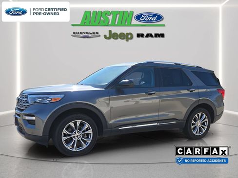 Certified 2023 Ford Explorer Limited AWD/4WD image 1