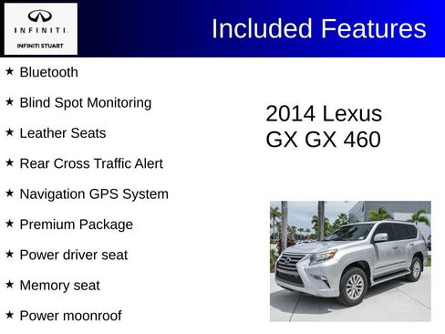 Used 2014 Lexus GX 460 w/ Premium Package AWD/4WD image 2