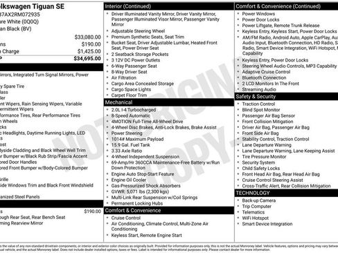Used 2024 Volkswagen Tiguan SE AWD/4WD image 2