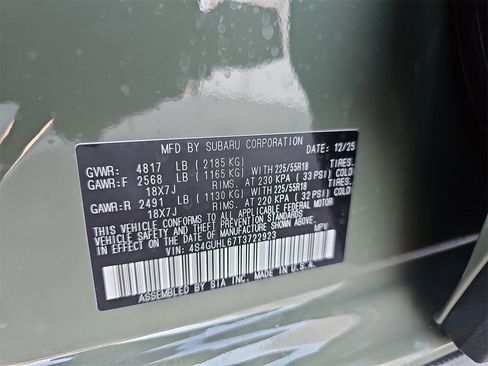 New 2026 Subaru Crosstrek 2.5i Limited image 37