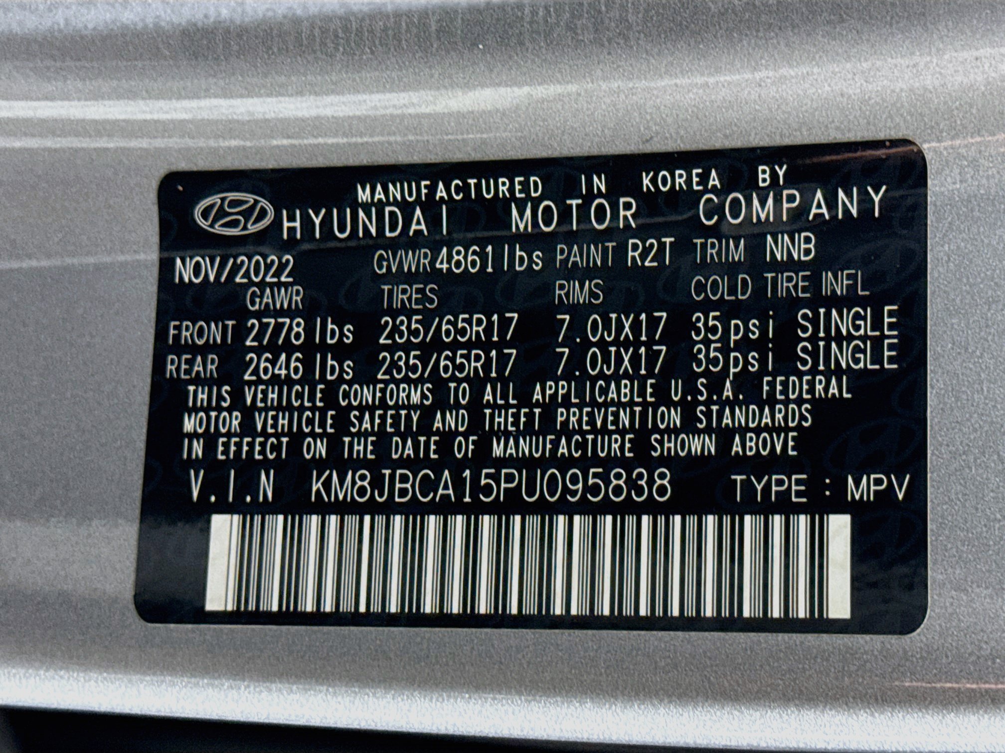 Used 2023 Hyundai Tucson Blue AWD/4WD image 32