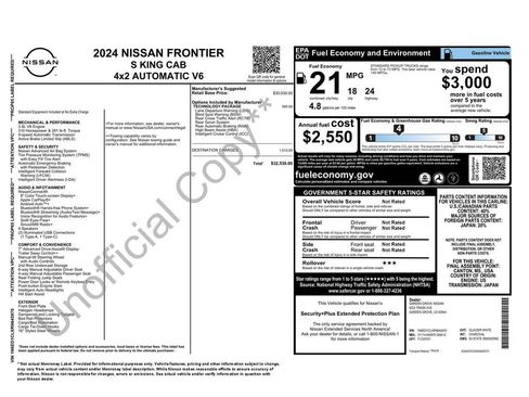 Used 2024 Nissan Frontier S w/ Technology Package image 2