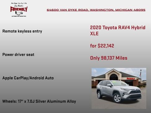 Used 2020 Toyota RAV4 XLE image 5
