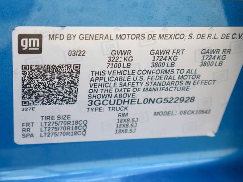 Used 2022 Chevrolet Silverado 1500 ZR2 AWD/4WD image 59