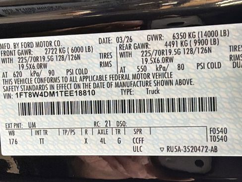 Used 2026 Ford F450 Platinum w/ Platinum Plus Package AWD/4WD image 45