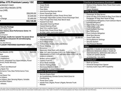 Certified 2025 Cadillac XT5 Premium Luxury image 1