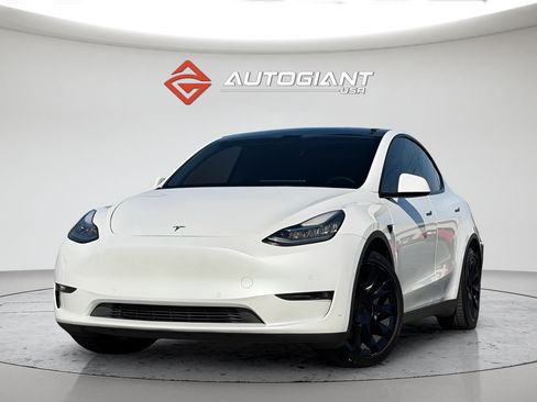 Used 2021 Tesla Model Y Long Range AWD/4WD image 1