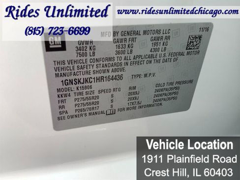 Used 2017 Chevrolet Suburban Premier AWD/4WD image 26
