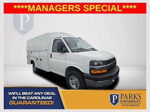 New 2025 Chevrolet Express 3500 w/ Power Convenience Package RWD image 1