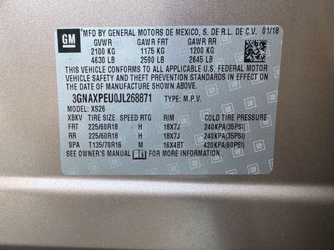 Used 2018 Chevrolet Equinox Premier FWD image 16