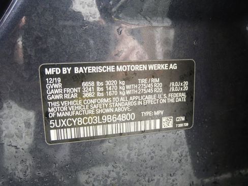 Used 2020 BMW X6 M50i w/ Premium Package image 31