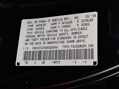 Used 2009 Honda Accord EX image 26