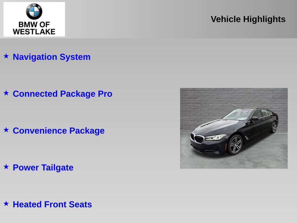 Used 2023 BMW 530i xDrive w/ Convenience Package AWD/4WD image 5