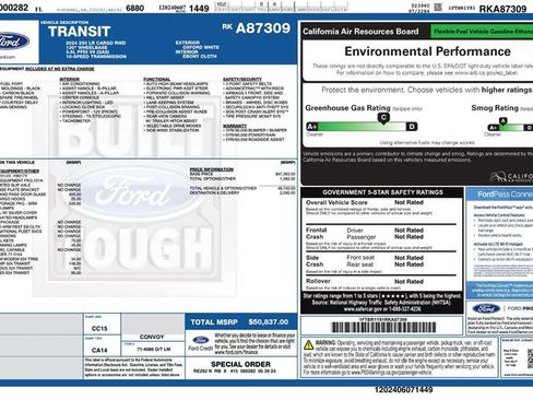 Used 2024 Ford Transit 250 Low Roof w/ Exterior Upgrade Package image 2