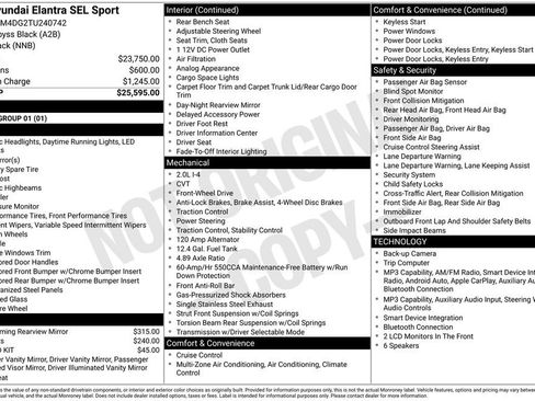 New 2026 Hyundai Elantra Sport FWD image 4