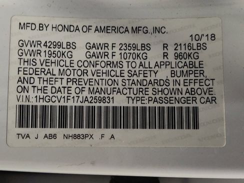 Used 2018 Honda Accord LX image 33