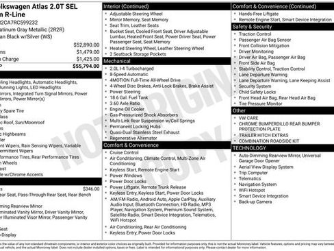 Used 2024 Volkswagen Atlas SEL Premium R-Line image 45
