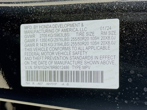 Certified 2024 Honda Pilot Touring image 41