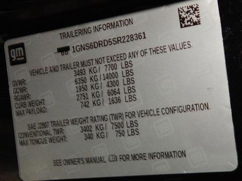 Used 2025 Chevrolet Suburban Z71 AWD/4WD image 15