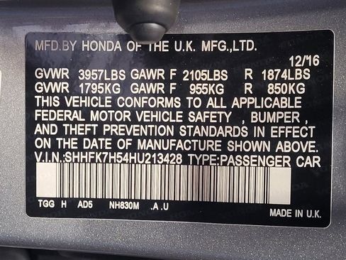 Used 2017 Honda Civic EX image 33