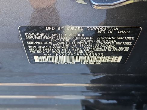 Certified 2023 Subaru Forester Limited AWD/4WD image 7