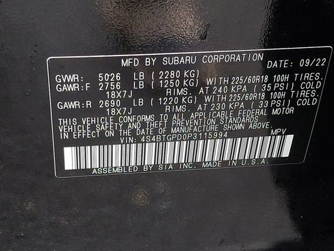 Used 2023 Subaru Outback Touring XT AWD/4WD image 31
