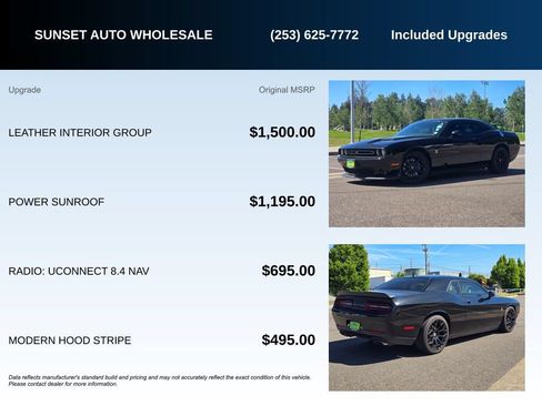 Used 2015 Dodge Challenger R/T Scat Pack w/ Leather Interior Group RWD image 22