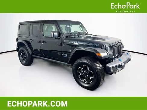 Used 2023 Jeep Wrangler Unlimited Rubicon 4xe w/ Cold Weather Group AWD/4WD image 1